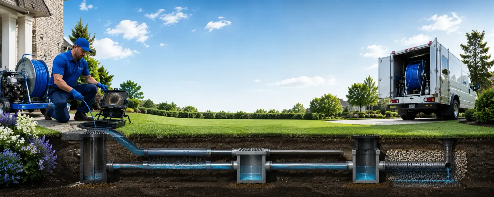 Outdoor drain cleaning information for Nederland, TX